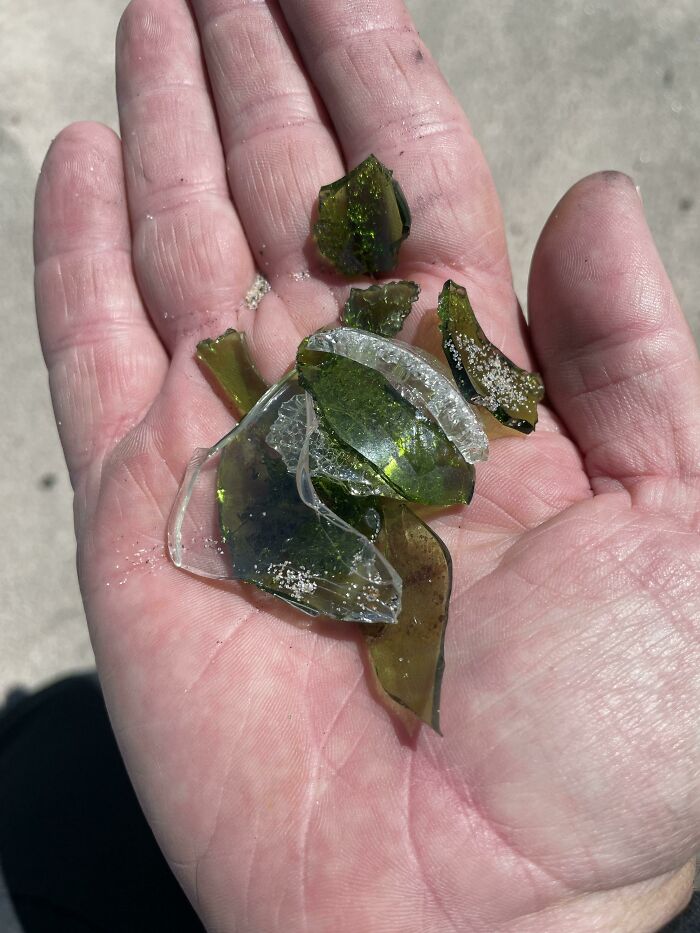 People Breaking Glass On Beaches