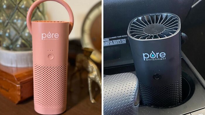 This Pure Enrichment Purezone Mini Portable Air Purifier Is The Tiny But Mighty Air-Cleaning Sidekick Your Allergies Never Knew They Needed!