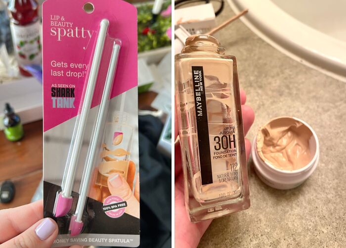 Makeup Hoarders, Rejoice! This Mini Makeup Spatula Is The Shark Tank-Approved Way To Get Your Money's Worth From Every Tube And Bottle