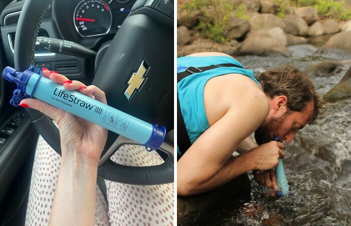 Don't Let A Thirst For Adventure Leave You High And Dry! This Lifestraw Personal Water Filter Ensures You'll Always Have A Clean Sip