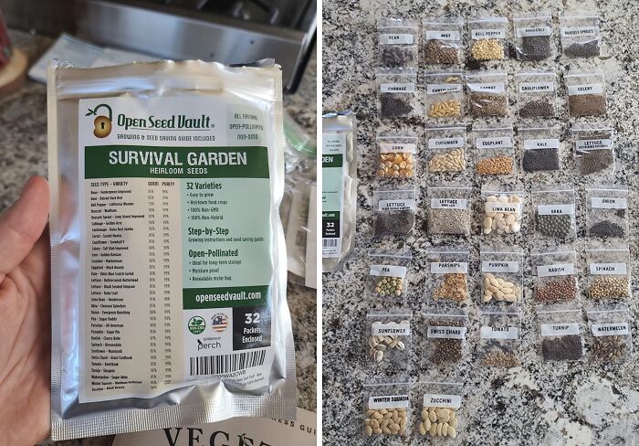 Forget Canned Beans And Instant Ramen, This 15,000 Non-Gmo Heirloom Vegetable Seeds Kit Will Have You Feasting Like Royalty, Even In The Event Of A Zombie Apocalypse