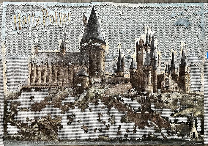 Feeling Like A Muggle With Nothing To Do? This 3000 Piece Jigsaw Puzzle Will Transport You Straight To Hogwarts 