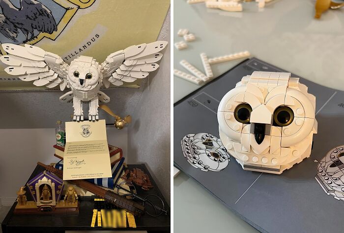 Dumbledore Would Be Proud Of Your Building Skills With This Enchanting LEGO Hedwig