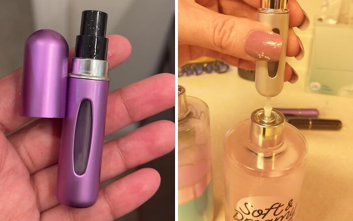 Ran Out Of Perfume Mid-Date? Never Fear, This Refillable Perfume Atomizer Bottle Is Here! Spritz, Spritz, And Keep The Romance Alive