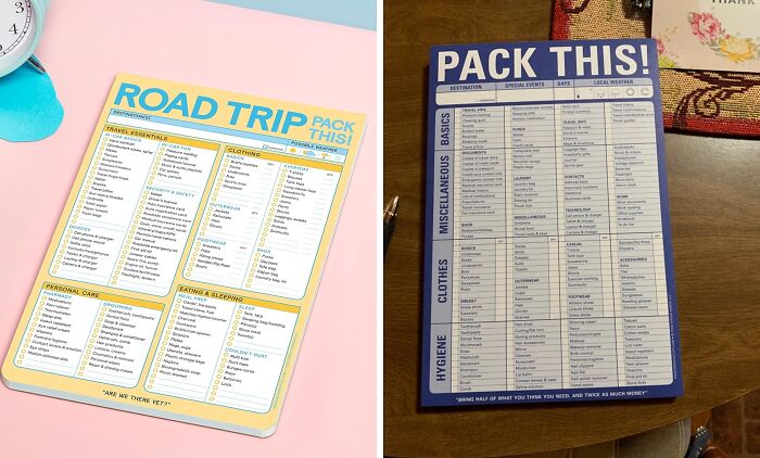 "I made a list for camping maybe 7 years ago and it’s still the best thing I’ve ever done. I never forget what I need and then after a trip I look at what I didn’t use. I’ve become really efficient with my packing." - Smallfontking