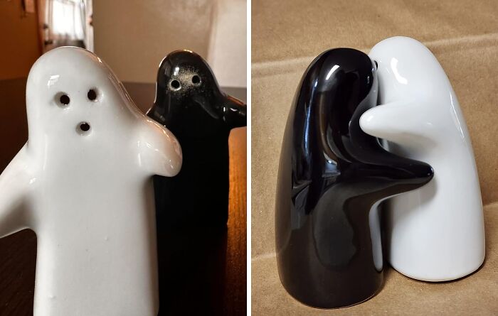 These Adorable Hugging Ghosts Salt And Pepper Shakers Will Make Seasoning Your Food A Boo-Tiful Experience