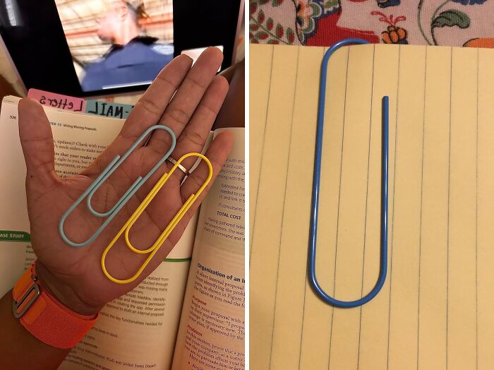 Finally, A Paperclip That Can Handle Your Mountain Of Paperwork! These Comically Large Paper Clips Are Here To Save The Day