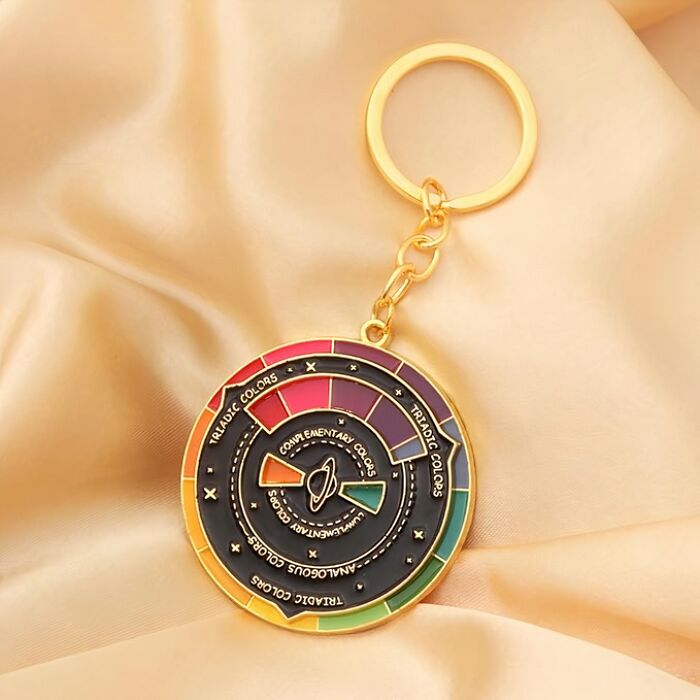 A Color Wheel Keychain Is The Perfect Way For Artists To Always Have Their Muse On Hand (Or In Their Pocket, Rather)