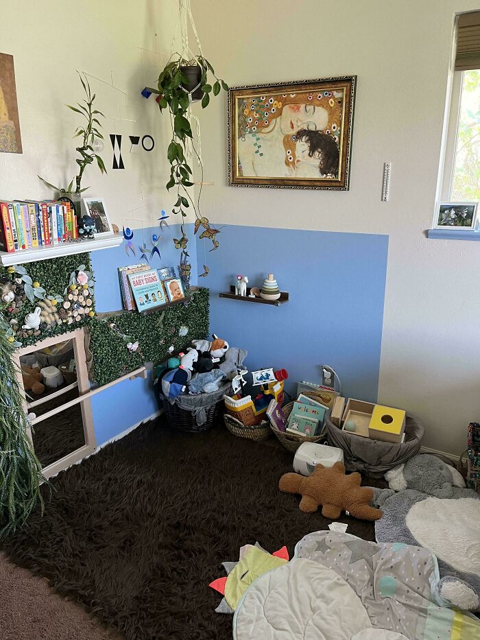 My Family And I Live In One Room That We Rent. We Don’t Have A Lot Of Money, But We’re Able To Put Together This Play Corner For My Son