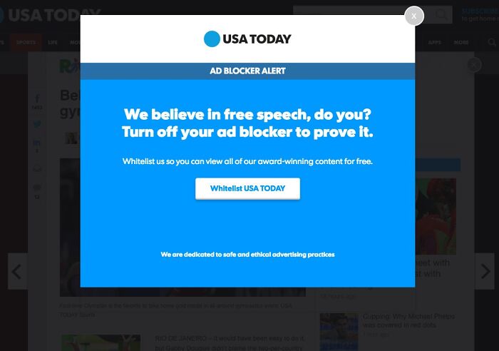 Screw You, USA Today