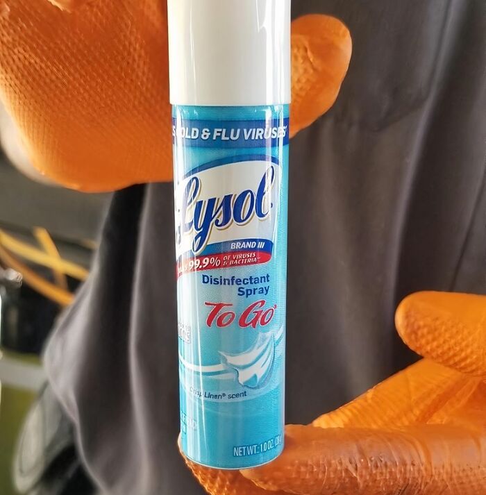 Public Restroom Horrors Got You Cringing? Keep This Lysol Disinfectant Spray To Go In Your Purse And Conquer Those Germ-Ridden Surfaces Like A Boss