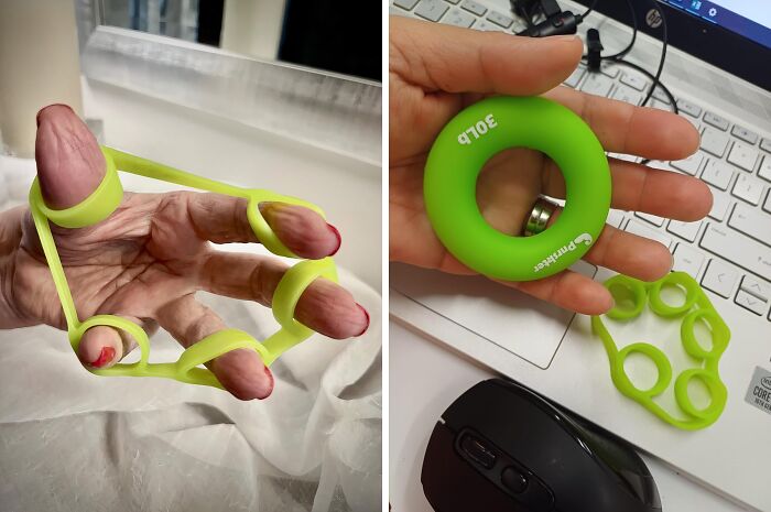 Carpal Tunnel Got Your Hands Feeling Like They've Been In A Cage Match? This Hand Grip Strengthener & Finger Exerciser Is Your Ticket To Pain-Free Typing Domination! 