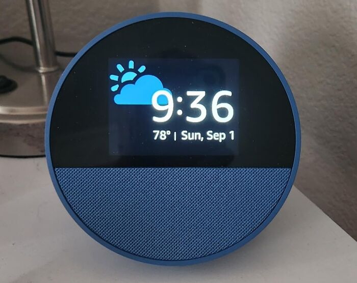 "Hey Alexa, Turn Off The Lights!" (And Then Crawl Into Bed Without Ever Leaving It). This Echo Spot Is The Lazy Person's Dream Come True