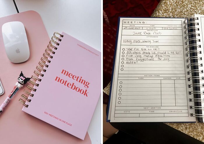 Ditch The Digital Distractions And Jot Down Those Brilliant Ideas In This Meeting Notebook