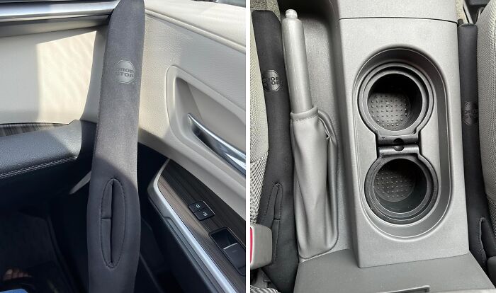 This Car Seat Gap Filler Will Save You From The Abyss (Aka The Space Between Your Seat And The Center Console)