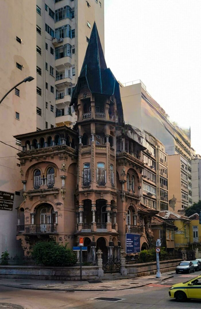 Passed This "Evil Building" On My Way From The Airport To Copacabana Beach