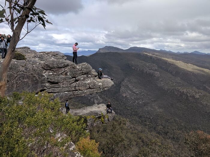 Tourists Climb Around 7-Foot-Tall Fences To Get The Perfect Selfie. This Was Taken In The Grampians National Park In Australia