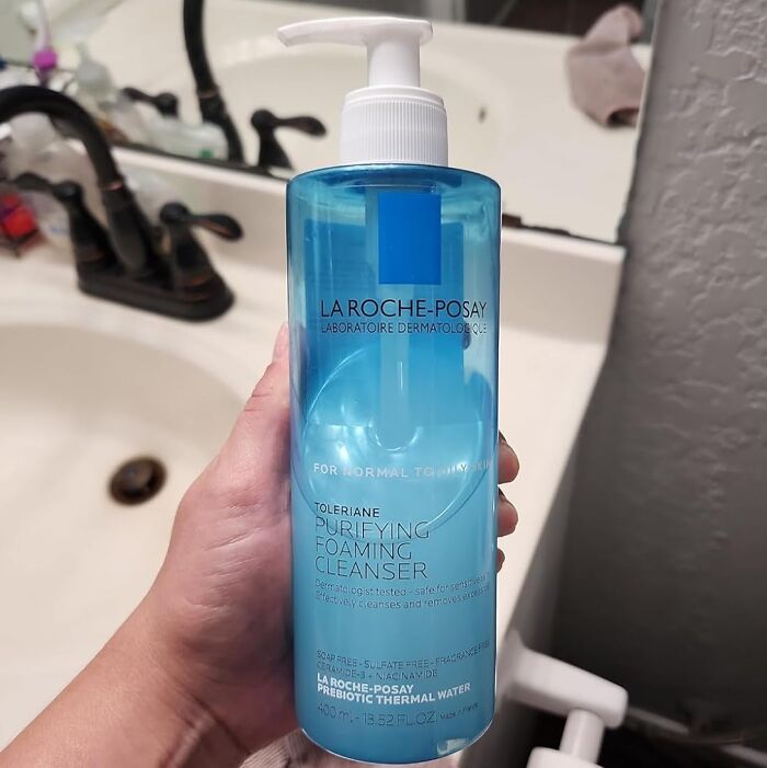 Makeup, Dirt, And Oil? Consider Them Banished! This La Roche-Posay Cleanser Deep Cleans Without Irritating, Even For Sensitive Skin