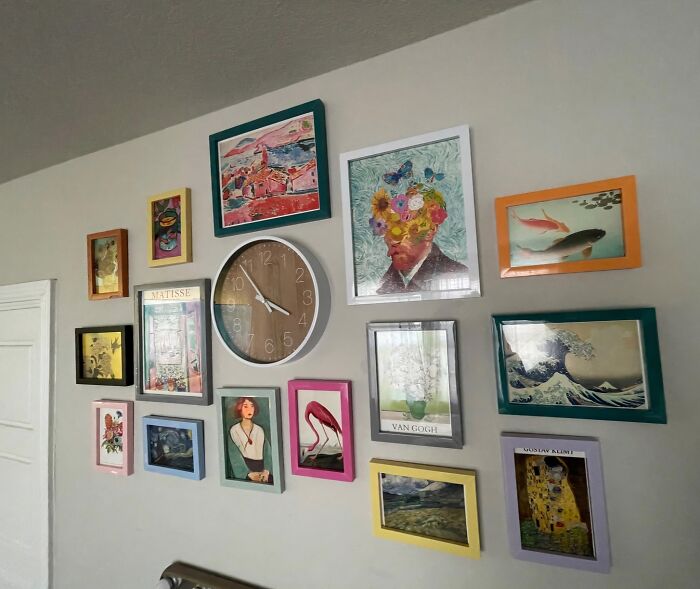 Cover Up Stained Walls With Wall Art