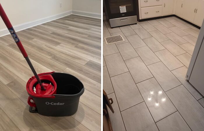 Mopping Floors Just Got A Whole Lot Less Blah! This Spin Mop & Bucket System Will Have You Cleaning Like A Pro 