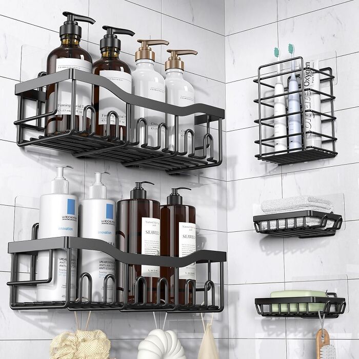 Shampoo Bottles Staging A Coup In Your Shower? Restore Order With This Shower Caddy And Keep Your Toiletries In Line