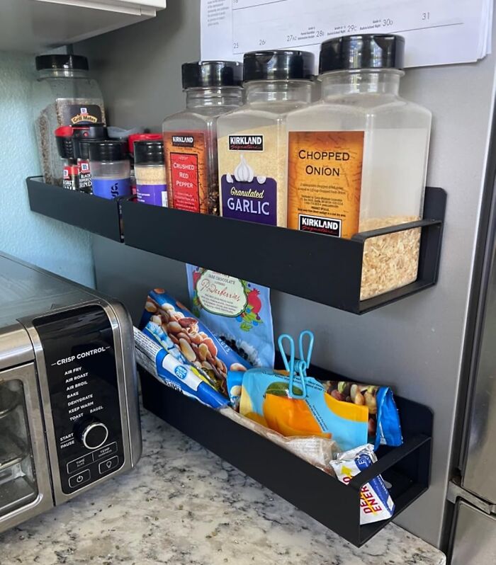 Spice Up Your Fridge Game! These Magnetic Spice Racks Will Turn Your Cluttered Door Into An Organized Spice Paradise