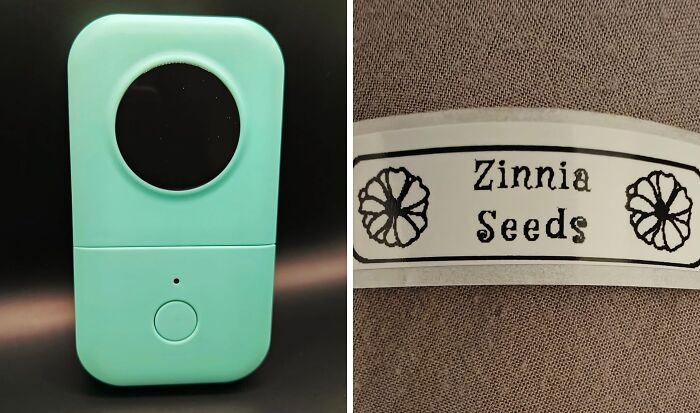 This Mini Thermal Label Printer Will Have Your Spice Rack, Pantry, And Junk Drawer Looking So Good, You'll Want To Show Them Off On Instagram