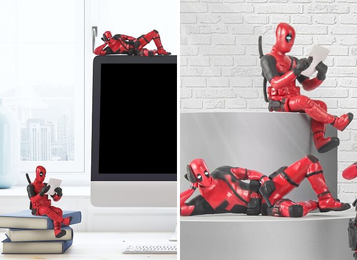 Spice Up Your Workday With A Dose Of Irreverent Humor Thanks To These Mini Deadpool Figures