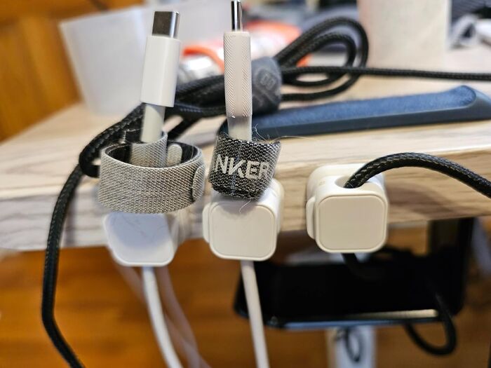 Say Goodbye To The 'Cord Monster' Under Your Desk! This Magnetic Cord Holder Will Tame Those Unruly Wires And Keep Them Neatly Organized