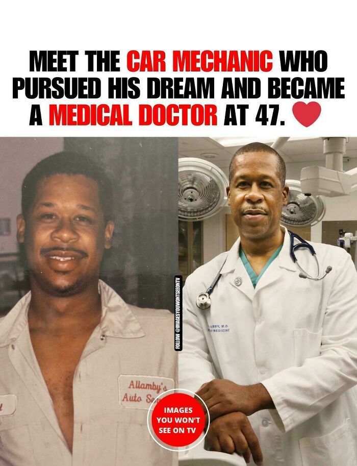 Determined Man Went From Being A Car Mechanic To Medical Doctor At Age 47