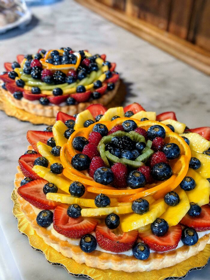 A Couple Of Fruit Tarts I Made A While Back