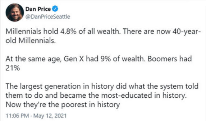 The Largest Generation Is Changed To Lost Generation