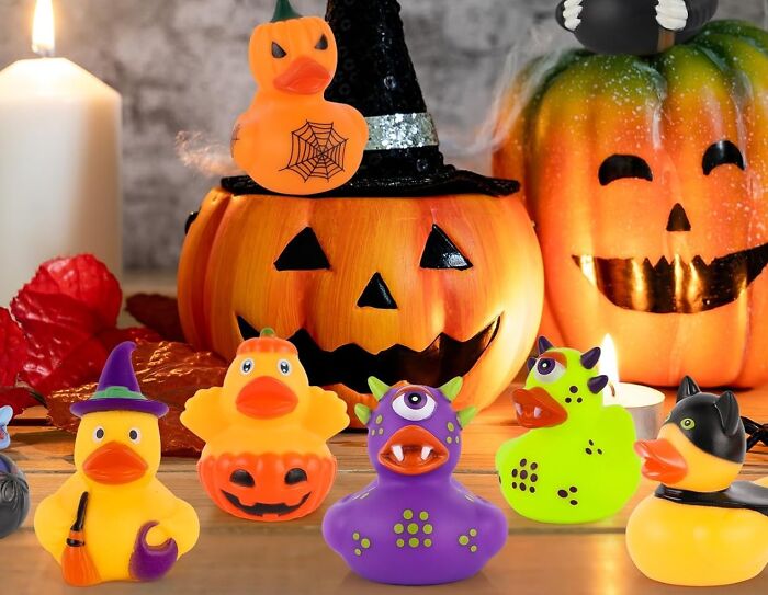 Looking For A Unique Party Favor Or Trick-Or-Treat Giveaway? These Halloween Rubber Ducks Are Sure To Be A Hit With Kids And Adults Alike! 