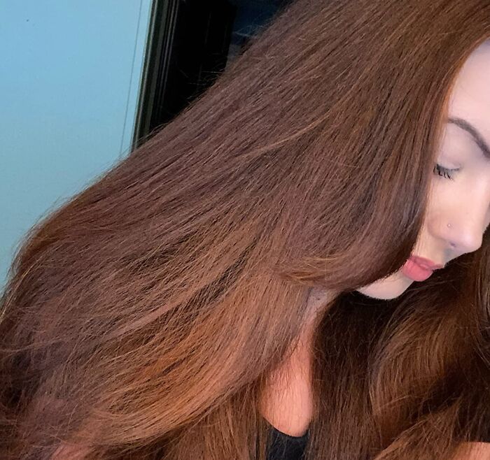 "Using henna to dye my hair. It seems to make my hair stronger and less prone to breakage (so has been able to grow a bit longer) and my scalp seems to like it as well. You do need to be okay with having red hair if you want to use it though!" - messedupnails