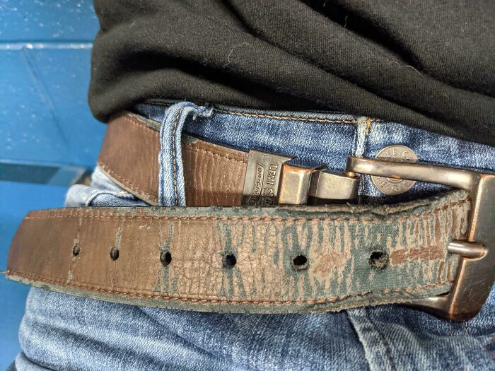 My Belt Over A Year Of Weight Gain And Loss