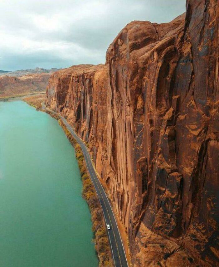 Amazing Road In Moab, Utah, USA