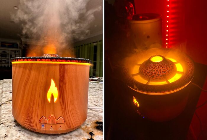 Turn Your Home Into A Tropical Paradise With This Volcano Essential Oil Diffuser