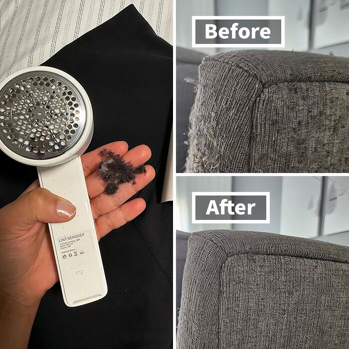 Defuzz Your Life And Reclaim Your Favorite Clothes With This Rechargeable Lint Remover