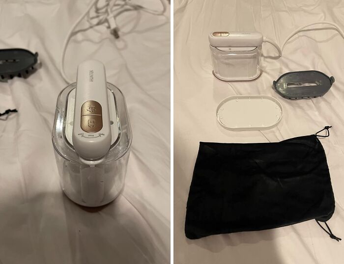 Wrinkled Clothes On Vacation? As If! This Steamer Will Have Your Outfits Looking Sharp, Even If You Packed Them In A Hurry