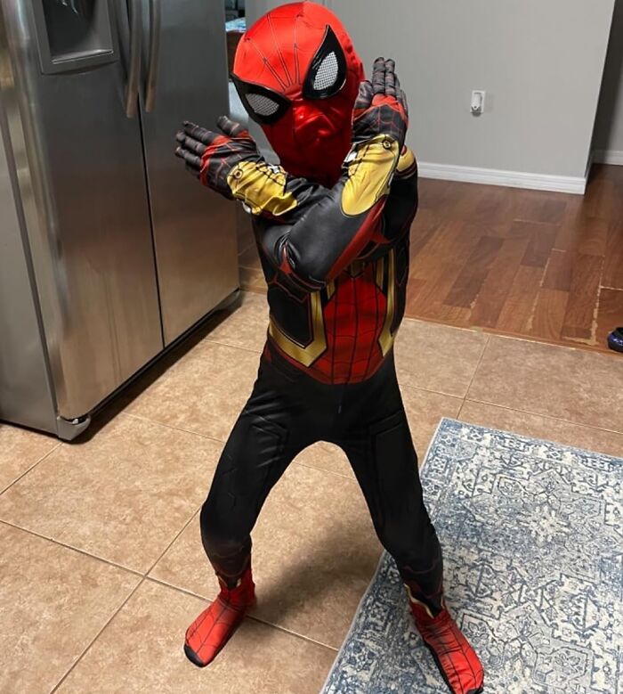 Swing Into Action And Catch Everyone's Attention With This Web-Slinging Kids Spider-Man Costume 