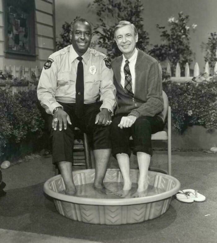 In 1969, When Black Americans Were Still Prevented From Swimming Alongside Whites, Mr. Rogers Decided To Invite Officer Clemmons To Join Him And Cool His Feet In A Pool, Breaking A Long-Standing Colour Barrier That Had Existed In The United States