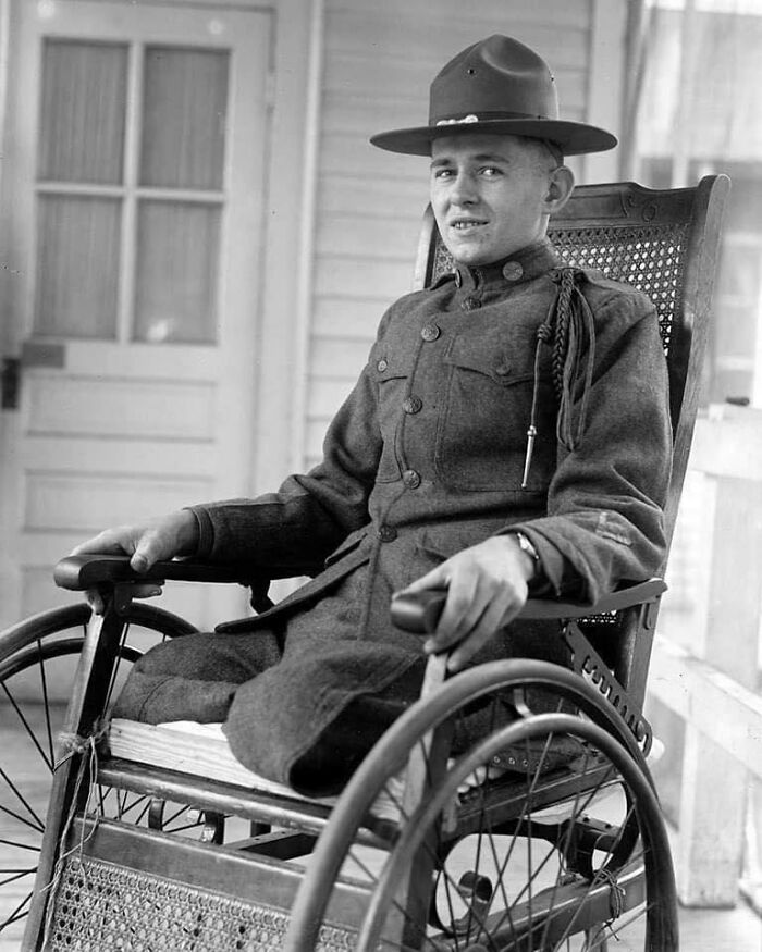 An American Soldier Who Lost His Legs In World War 1