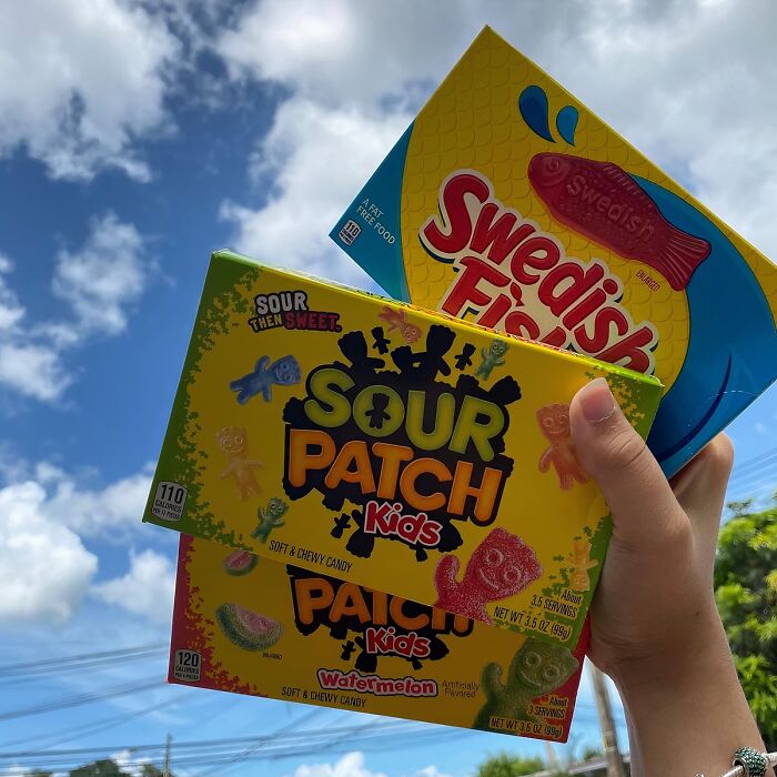  Sour Patch Original, Sour Patch Kids Watermelon & Swedish Fish Candy - Chewy, Tangy, And Trick-Or-Treat Ready!