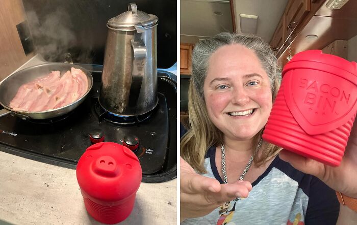 Finally, A Grease Collector That Understands The Sacredness Of Bacon Fat - This Bacon Bin Is A Game-Changer For Your Kitchen