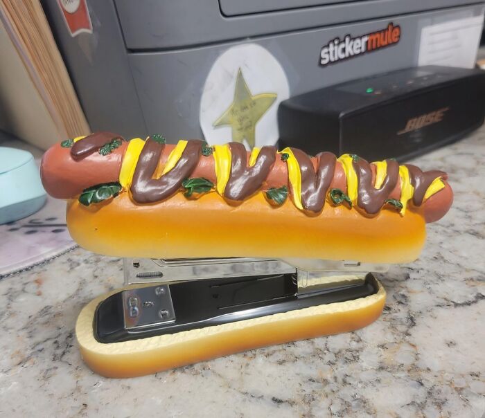 Forget Boring Office Supplies, This Hot Dog Stapler Is The Real Wiener! 