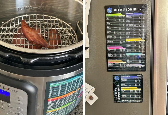 Air Fryer Confusion? Not Anymore! This Magnetic Cheat Sheet Set Will Turn You Into A Crispy Culinary Wizard