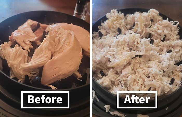 Say Goodbye To Shredded Chicken Struggles! This Chicken Shredder Will Have Your Chicken Perfectly Pulled In Seconds 