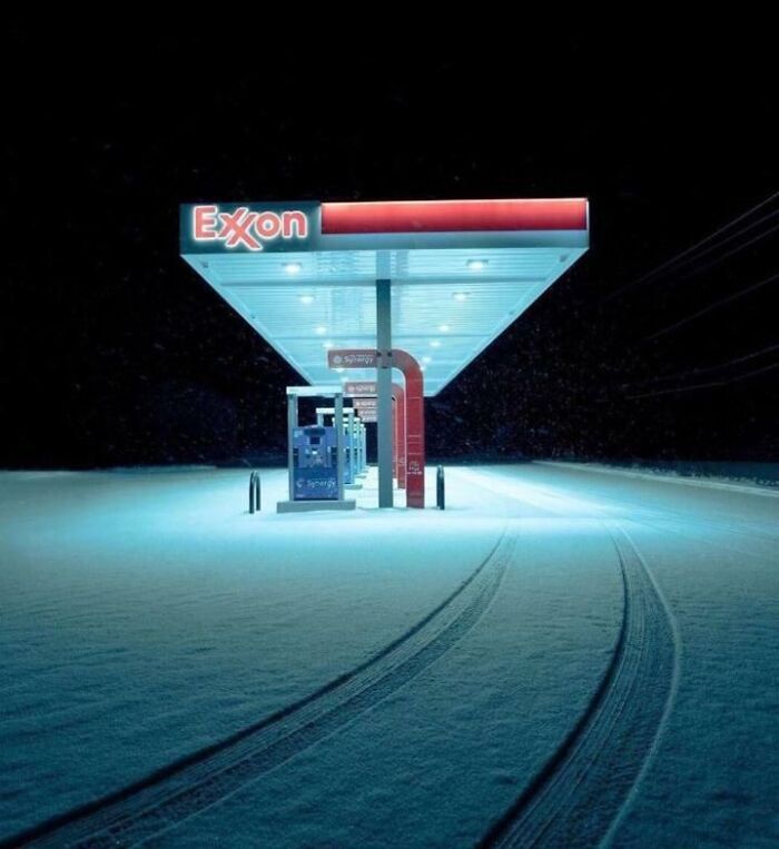 Lonely Gas Station