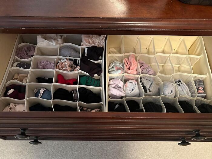 This Closet Underwear Organizer Drawer Divider Will Bring Peace And Order To Your Undergarment Kingdom