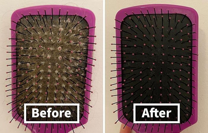 Hairbrush Looking Like A Science Experiment Gone Wrong? This Hairbrush Cleaning Brush Will Detangle The Mess And Restore Your Brush To Its Former Glory